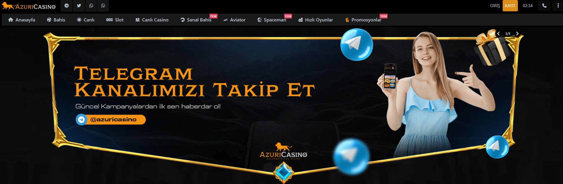 Azuricasino Yeni Giriş